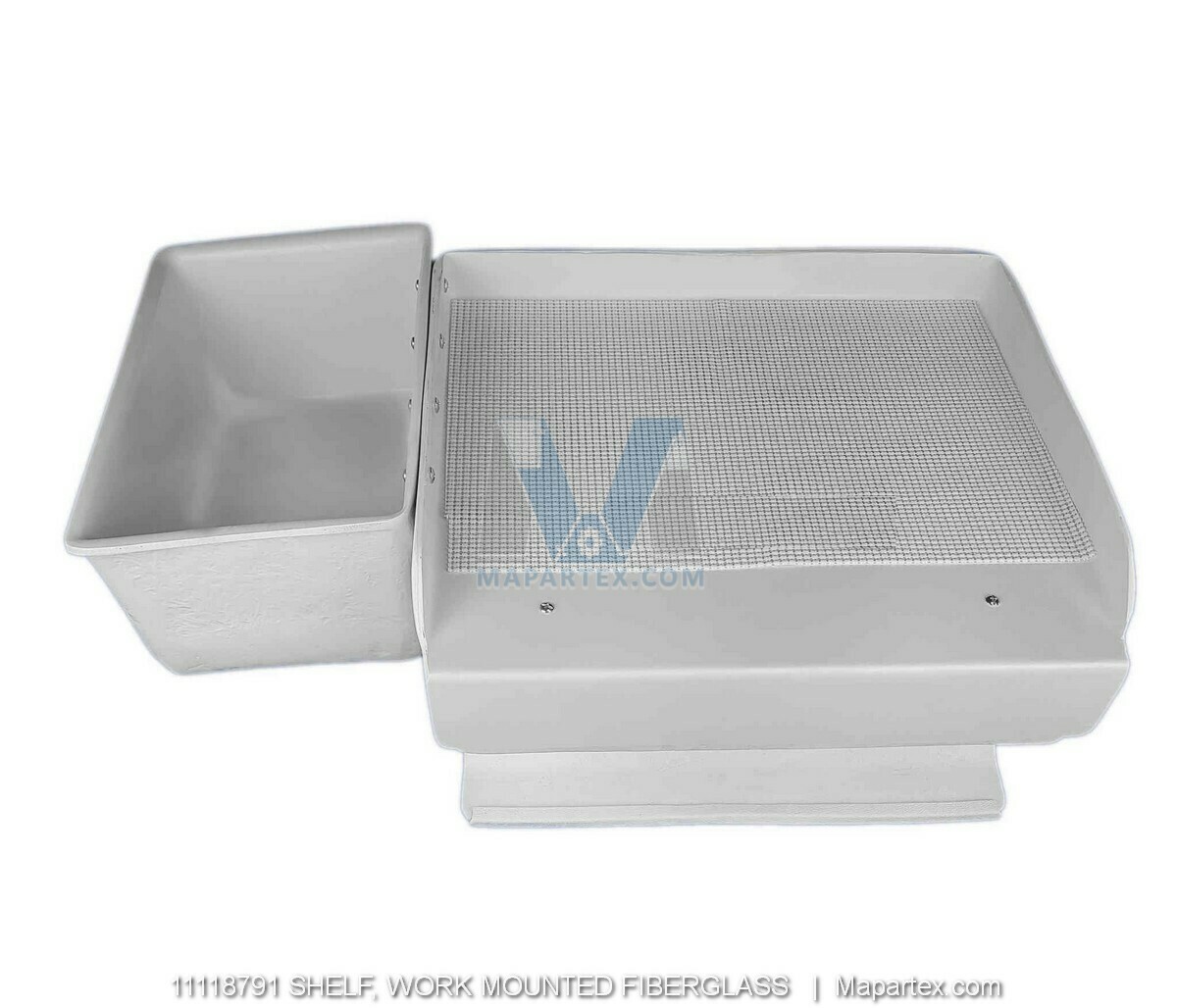 SHELF, WORK MOUNTED FIBERGLASS