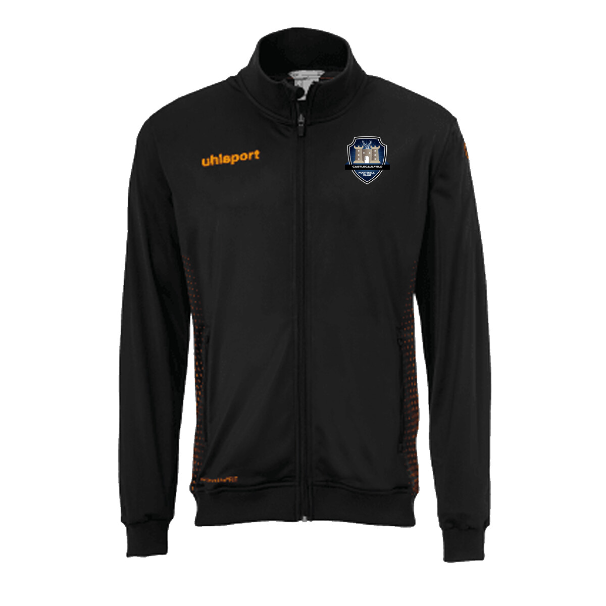 Official Castlecaulfield FC Players Black Zip