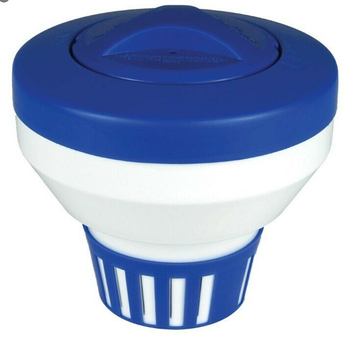 Floating Chlorine Dispenser / Chlorinator for pools / pucks