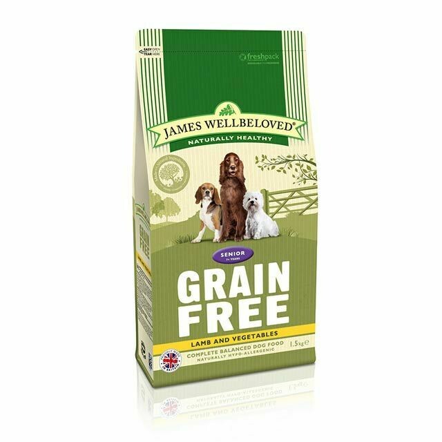 James Wellbeloved Grain Free Senior Lamb 1.5kg