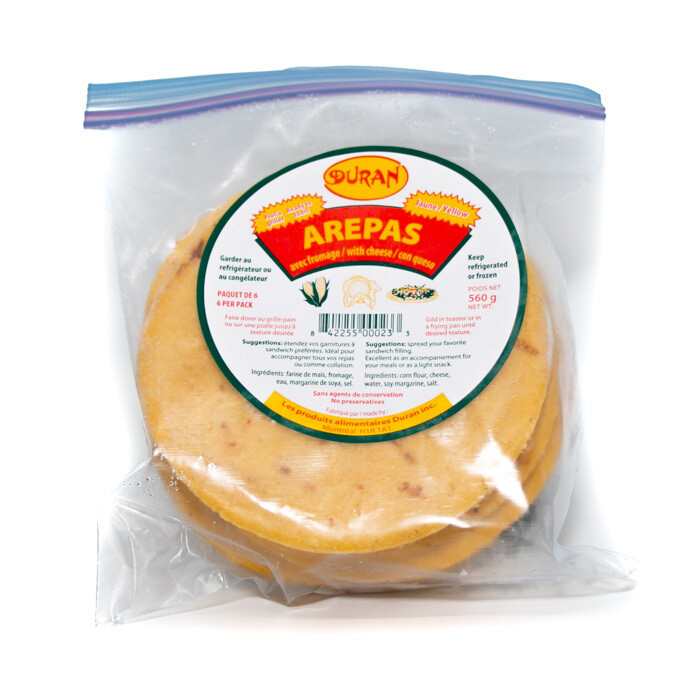 Arepa with cheese Duran (Yellow)
