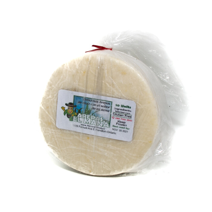 Arepas El MANA Blancas x10