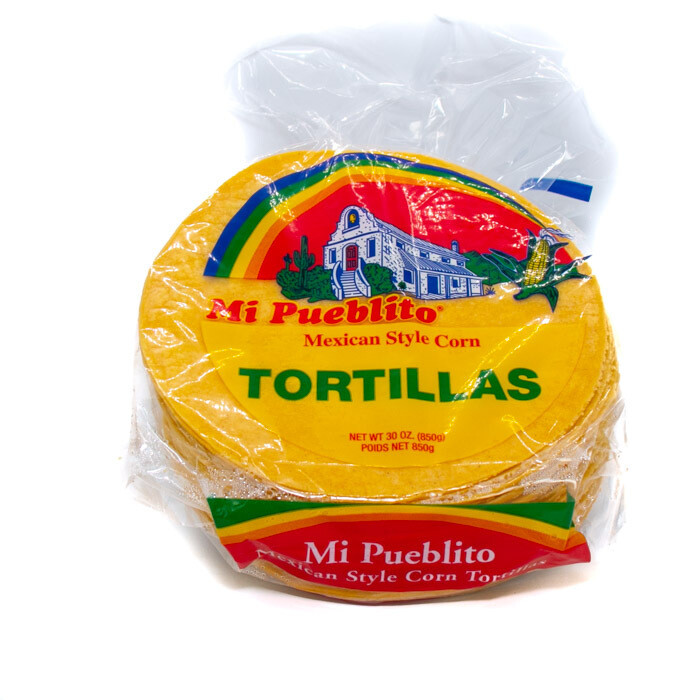 Tortillas Amarillas (Yellow Corn Tortillas)-Mi Pueblito- 5.5 