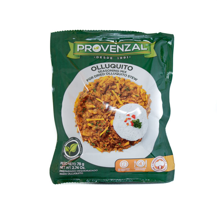Peruvian-Provenzal Olluquito- Seasoning mix 2.74oz 