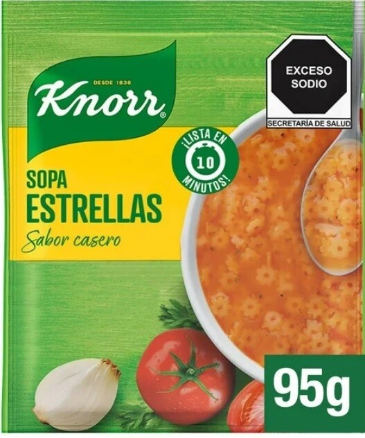 Knorr Sopa Pasta de Fideos. 