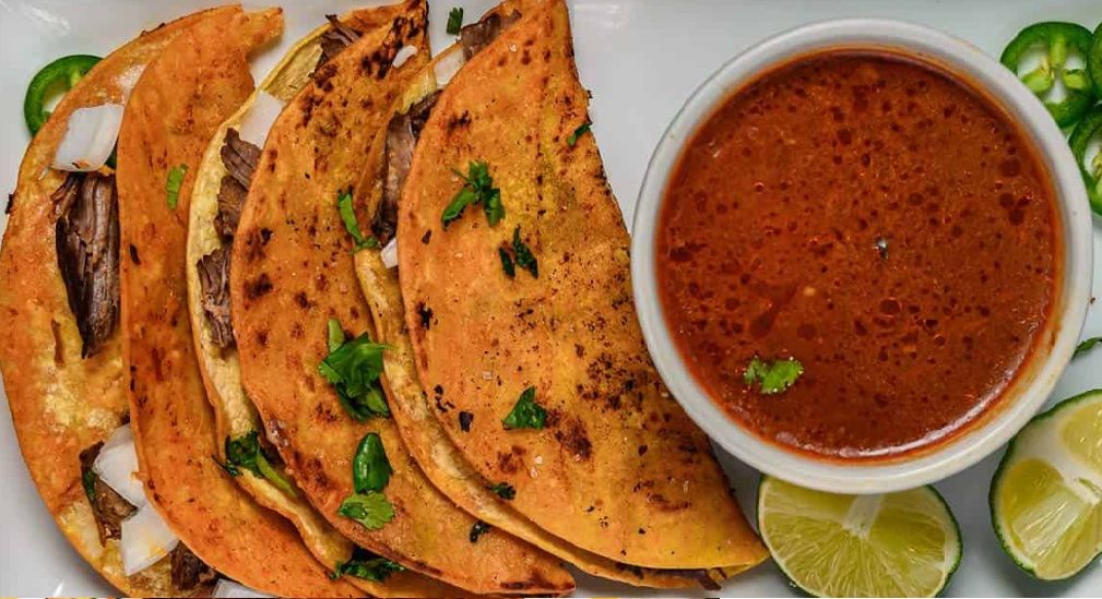 Quesa Birria Tacos  x 4  + Consome