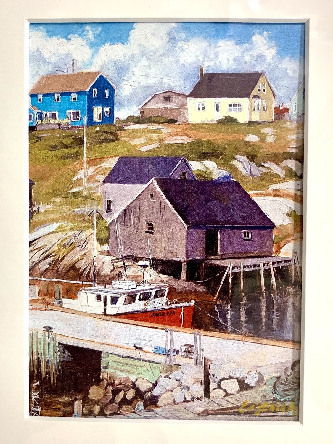 Peggy's Cove Houses Evgenia Makogon
