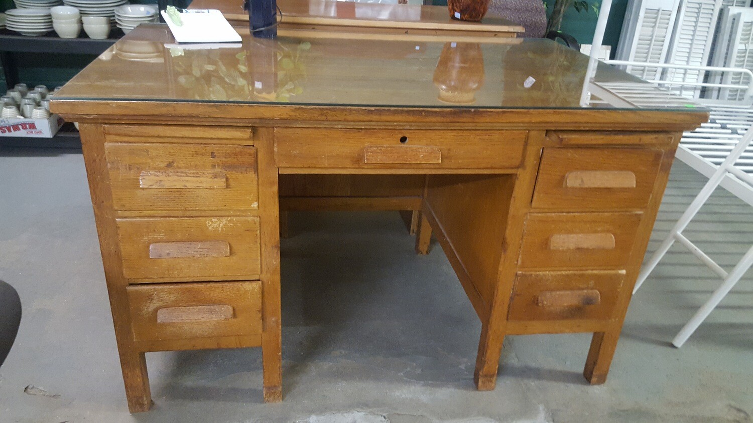 Oak Teacher's Desk