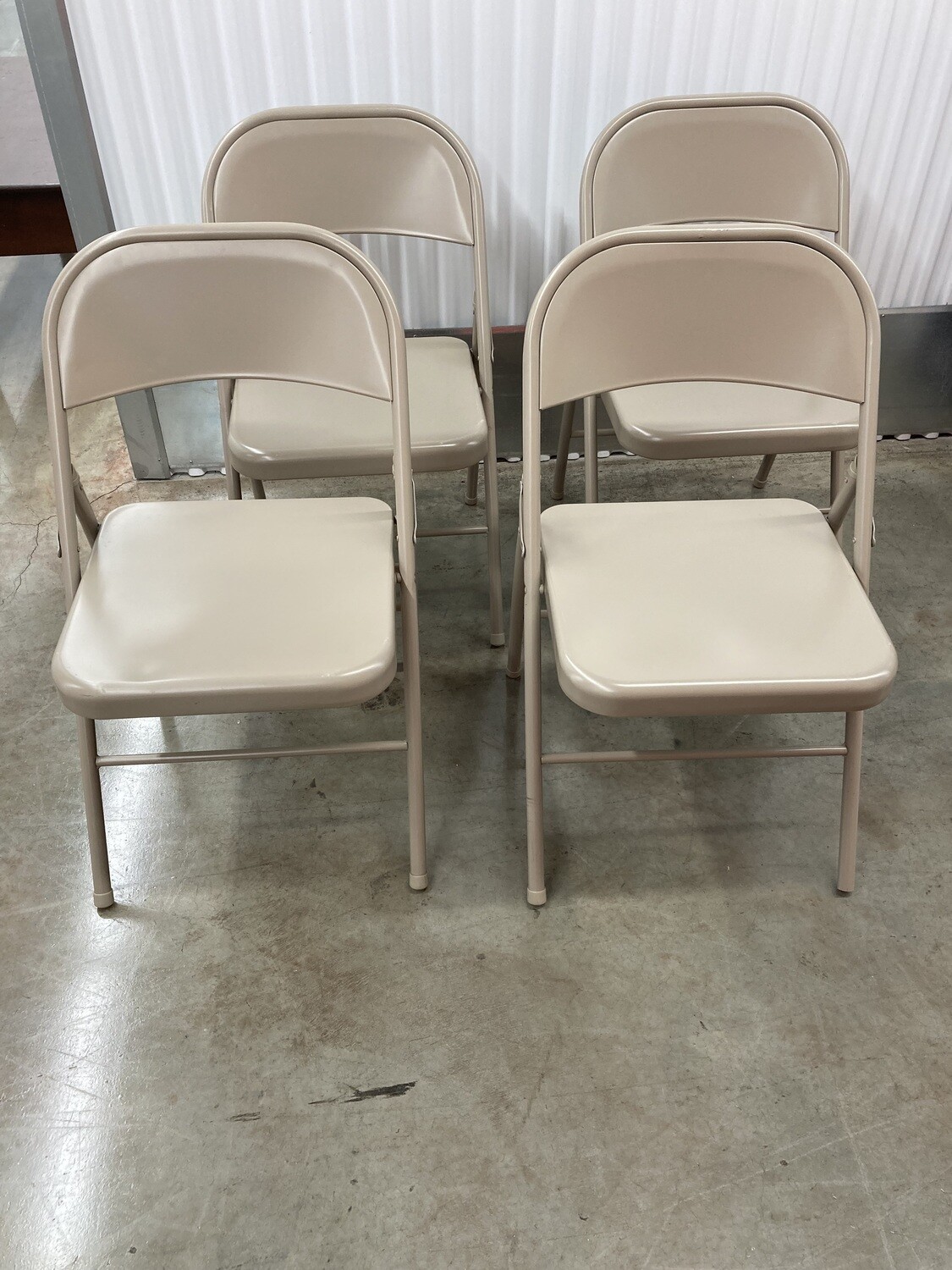Cosco Metal Folding Chairs, set of 4 1268