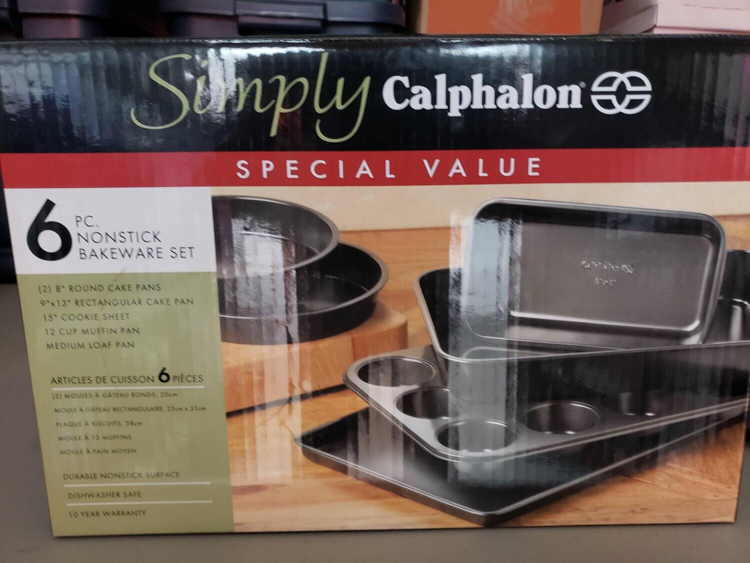 Calphalon Simply Nonstick 6Piece Bakeware Set
