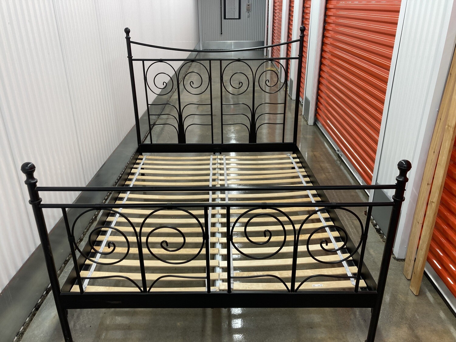 IKEA Queen Metal Bed "Noresund" 2118