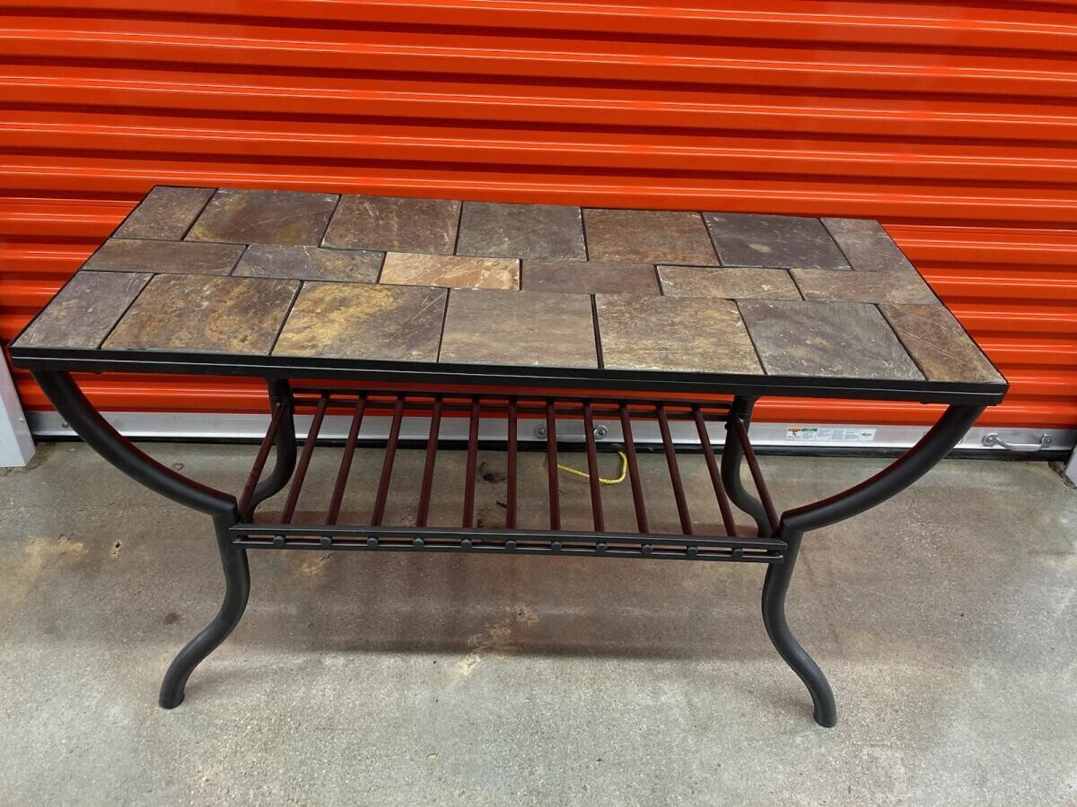 Ashley "Antigo" Coffee Table, slate tiles 1115