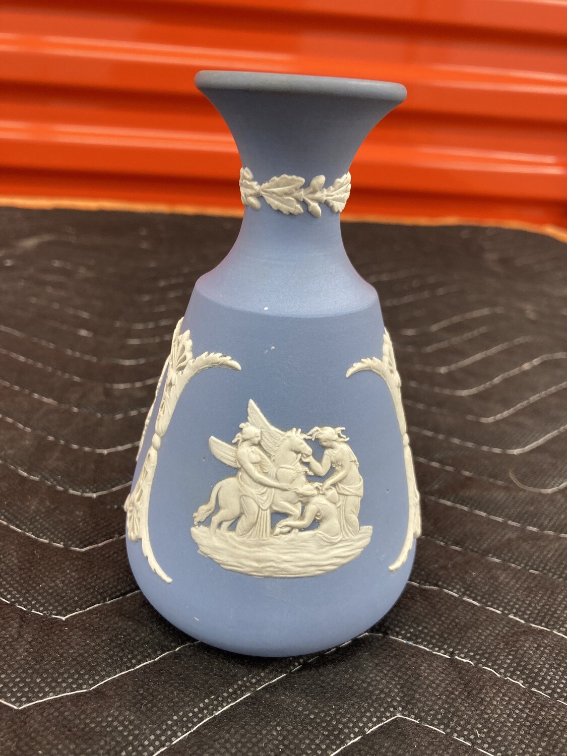 5" Wedgwood Blue Bud Vase 2314