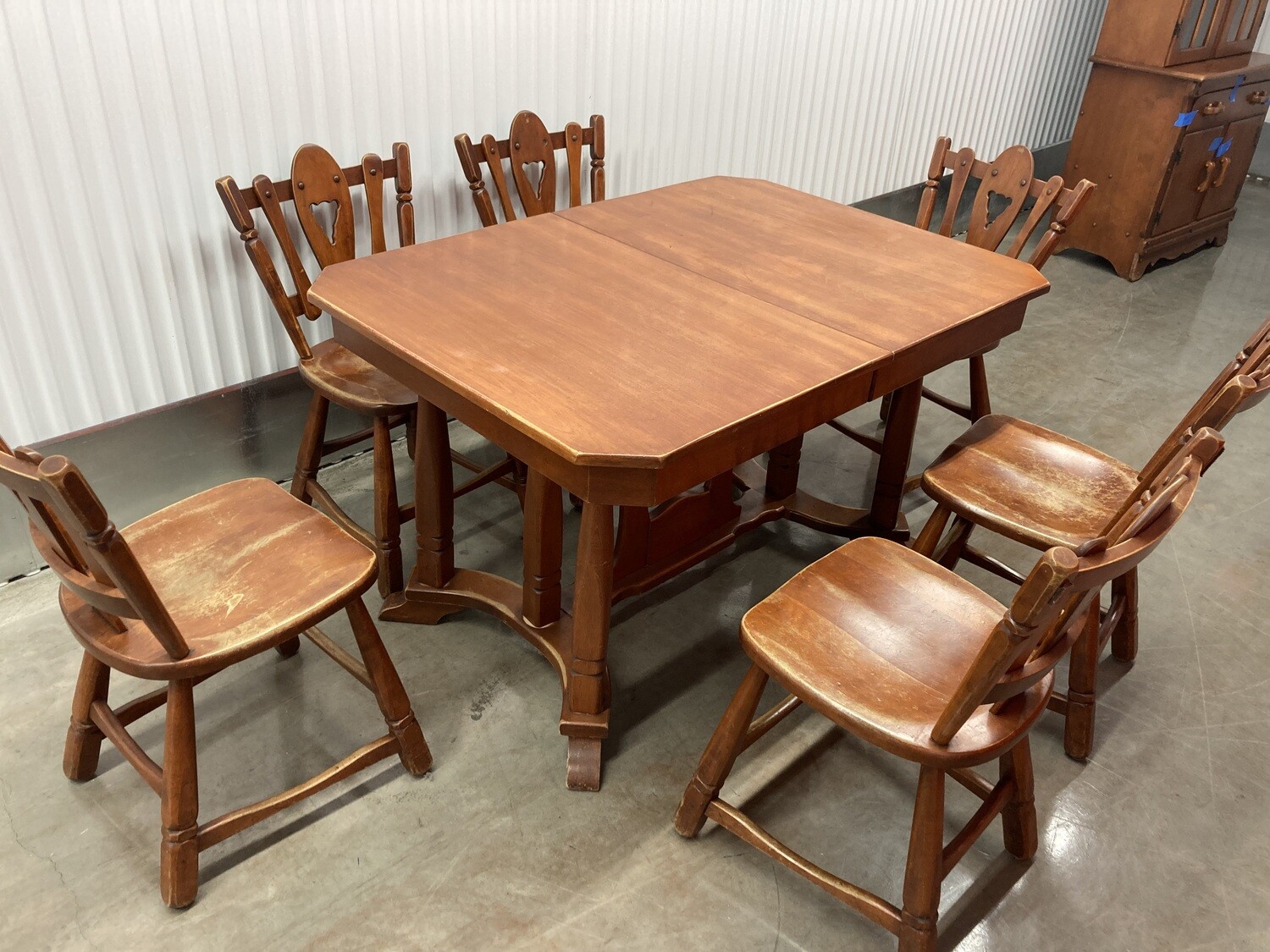 Vintage Maple Kitchen Table Set 2170