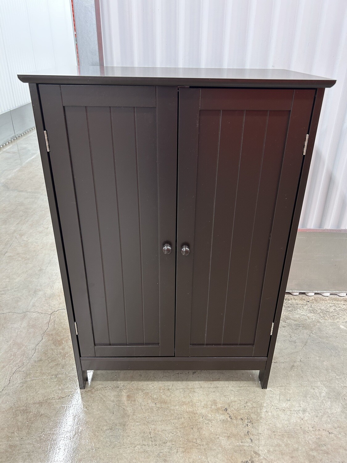 NEW Beadboard Storage dark brown 2213