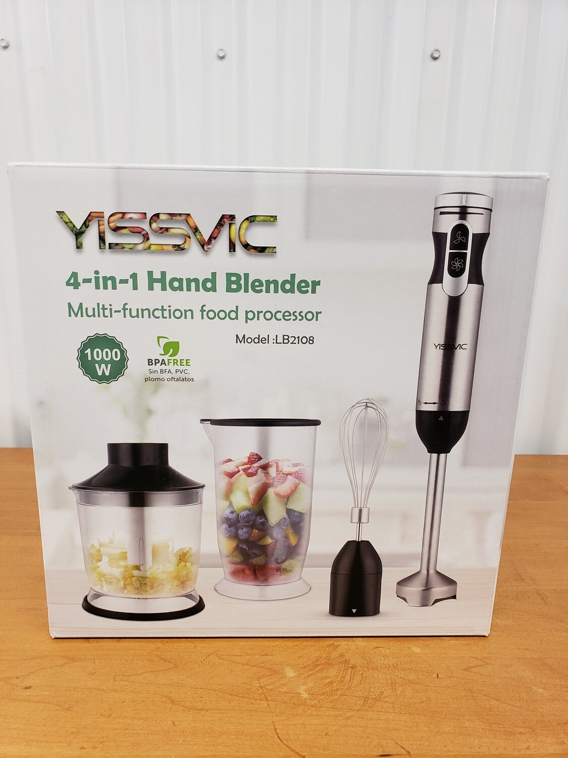 New! Yissvic 4in1 Hand Blender 2314 ** 2.5 mos. to sell, full price