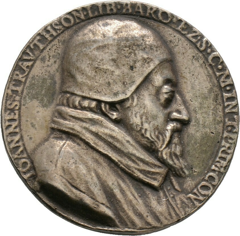 Silbermedaille 1589, Johann III., Trautson