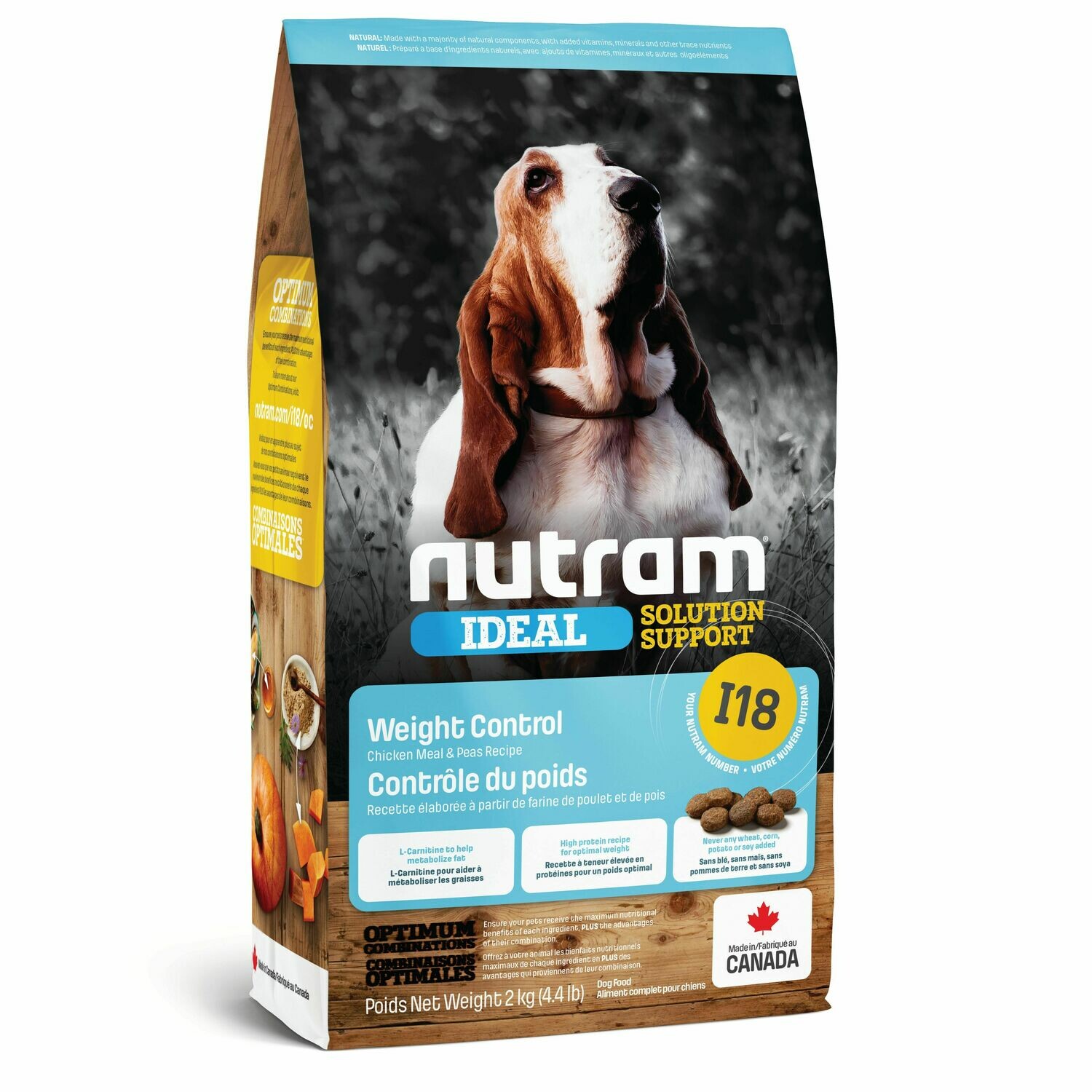NUTRAM DOG I18 WEIGHT CONTROL 2KG.