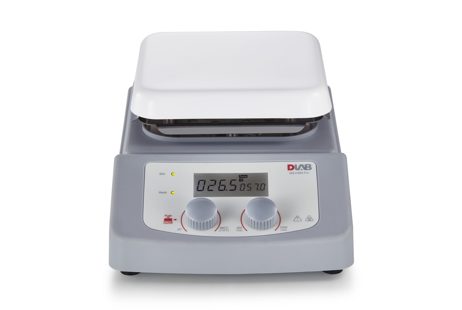 DLAB MSH380Pro LCD Digital Hotplate Stirrer, Includes