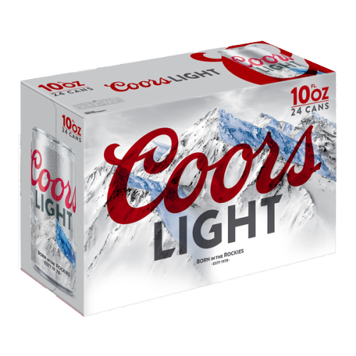 Coors Light 10 Oz 24 Pack (Can)
