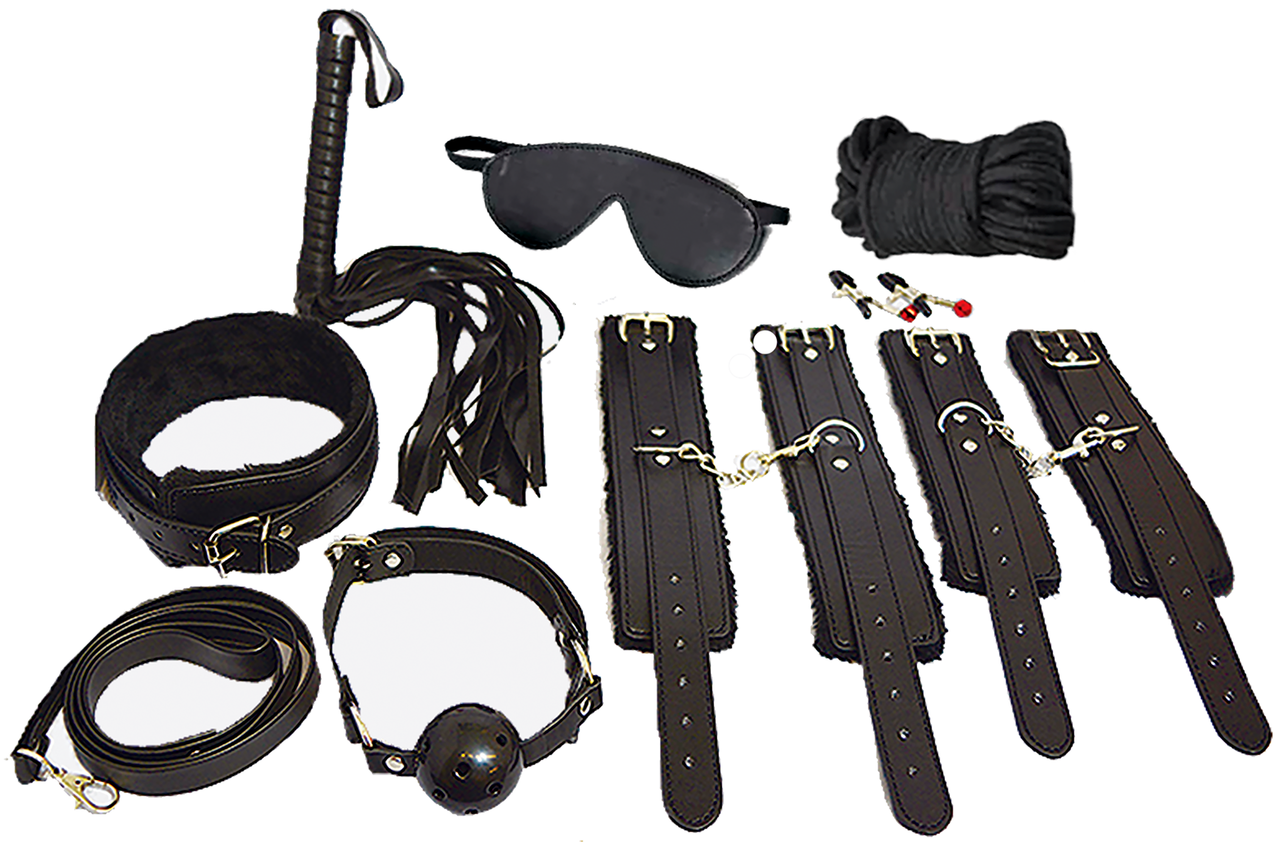 Everything Bondage Kit 12pc. Black