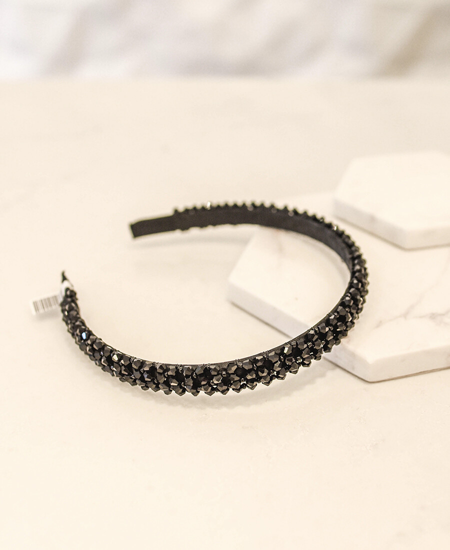 Black Sparkle Headband Store Society