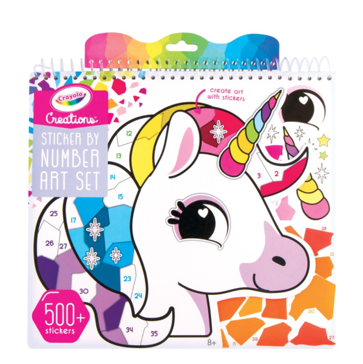 Sticker by Number art set