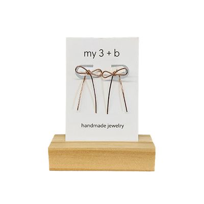 My 3 + b Rose Gold Earring