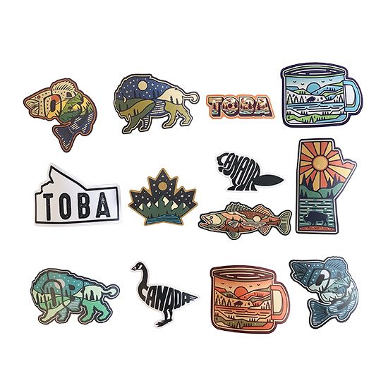 Toba Keychains, Lanyards &amp; Stickers