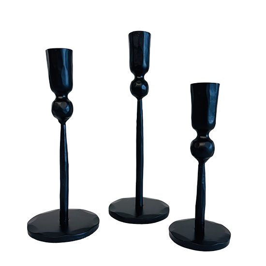 Luxe B Co. Iron Candle Holders