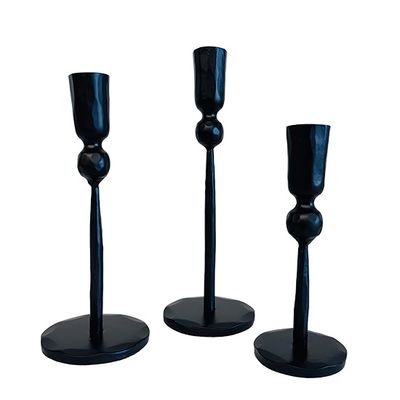 Luxe B Co. Iron Candle Holders