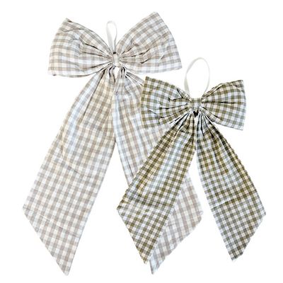 Luxe B Co. Gingham Bows