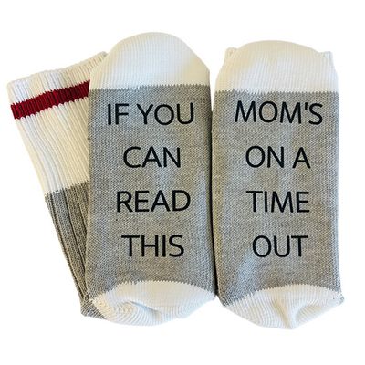 Rustic Girls Mom's Timeout Socks