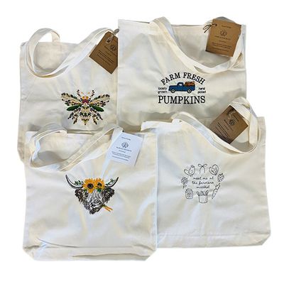 Modern Stichery Tote Bags