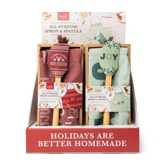 Krumbs Kitchen Apron &amp; Spatula Set