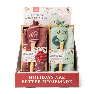 Krumbs Kitchen Apron &amp; Spatula Set