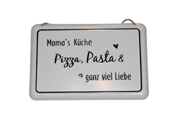 Textschild - Mama's Küche