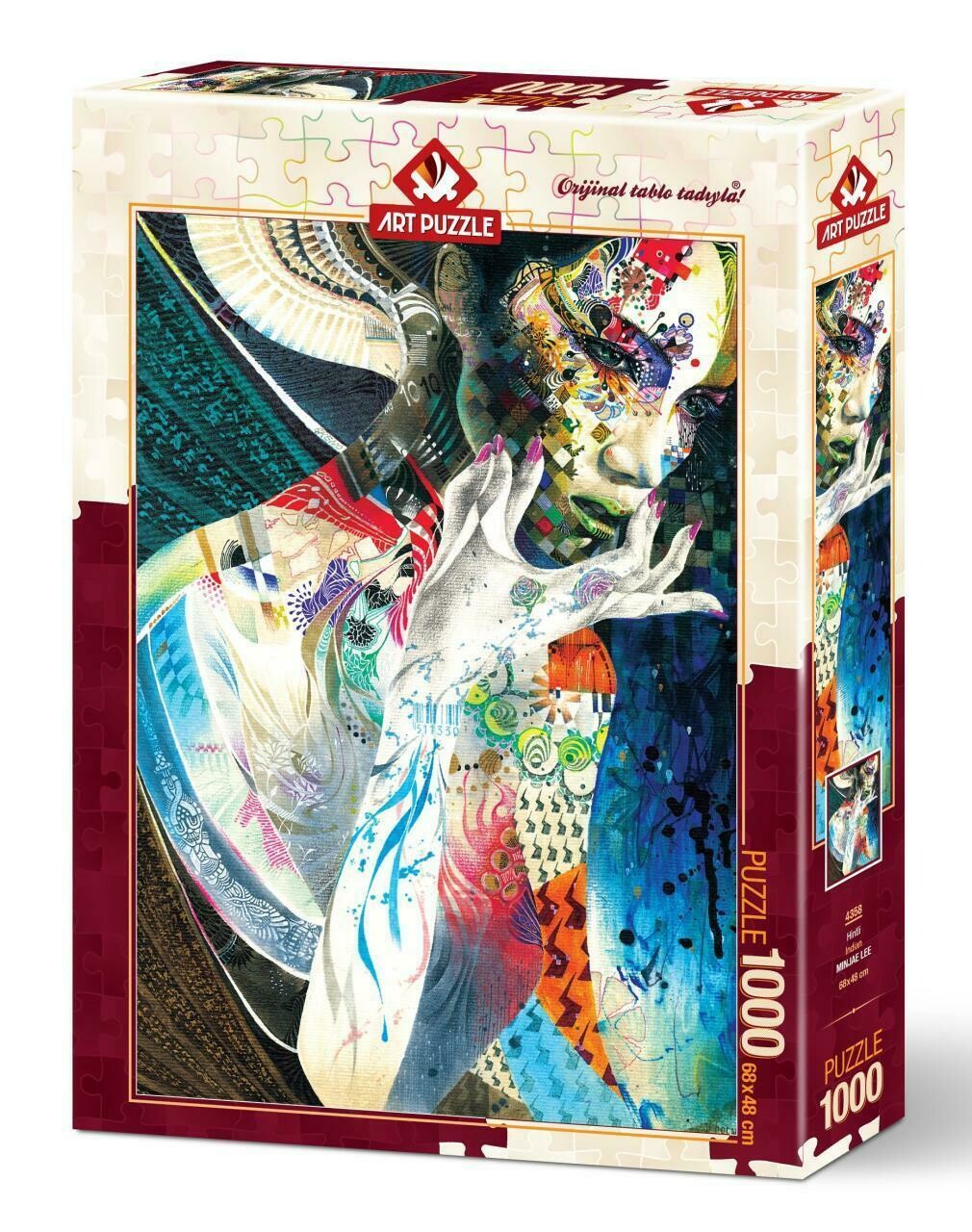 PUZZLE 1000 pcs Indian ART PUZZLE