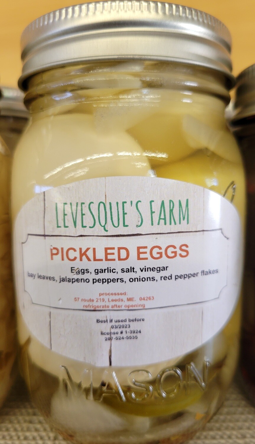 Levesque's Farm Pickled Eggs