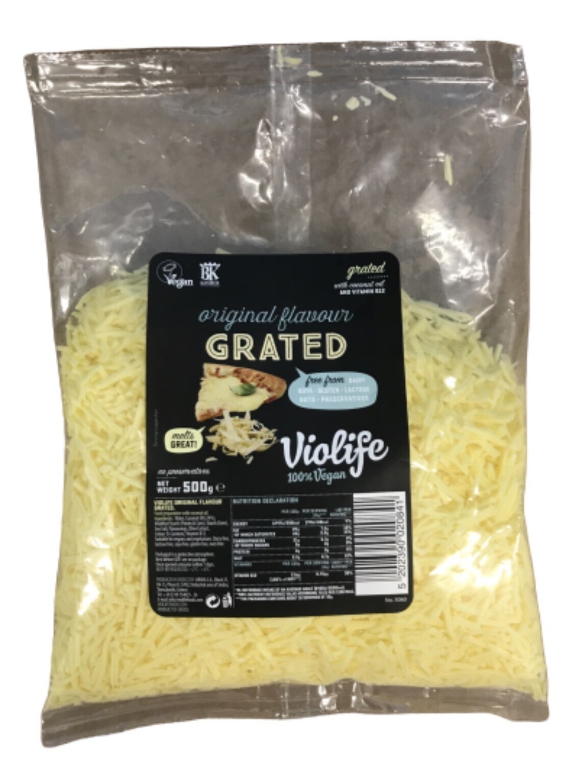 VEGAN GRATED CHEESE 500g