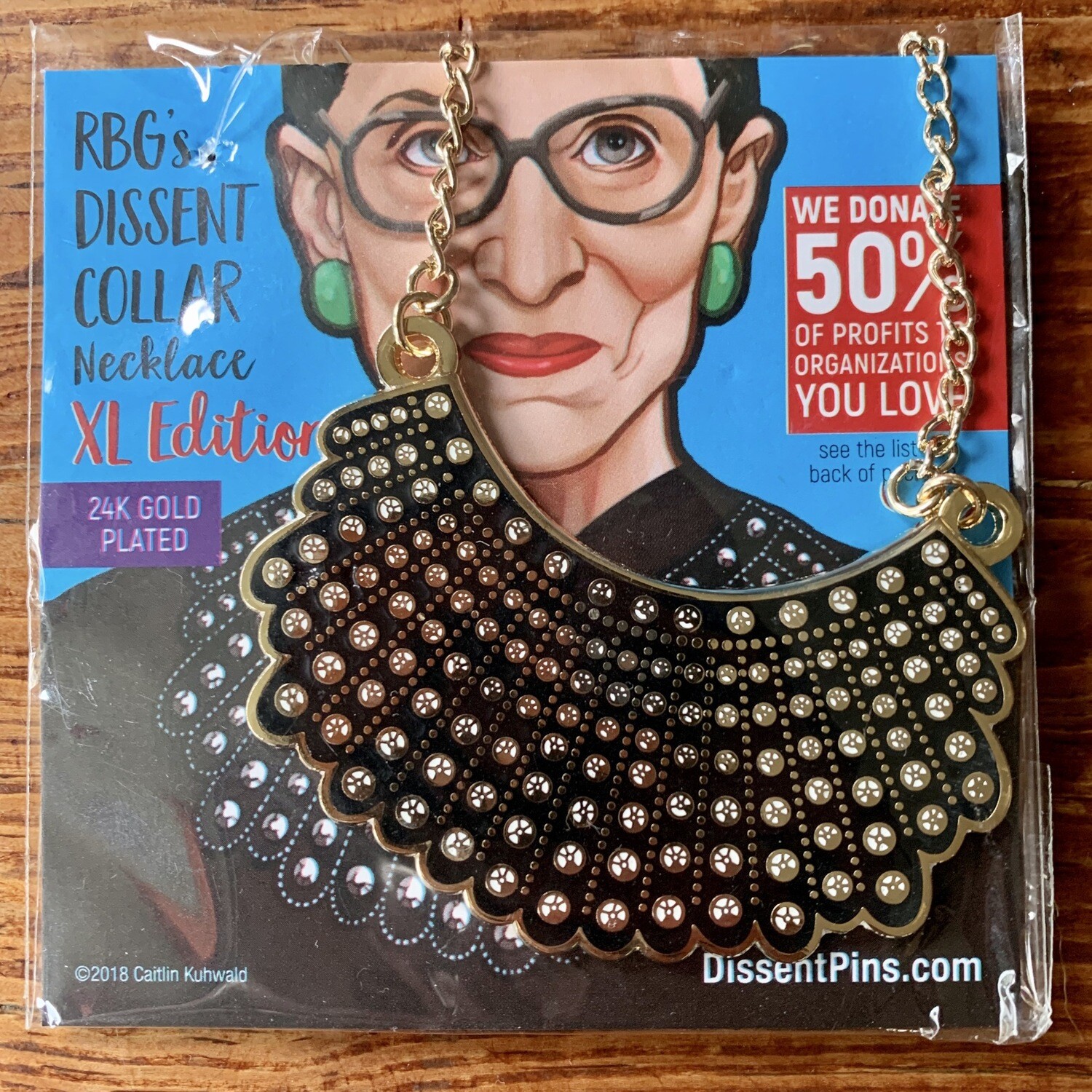 RBG XL Dissent Collar Necklace