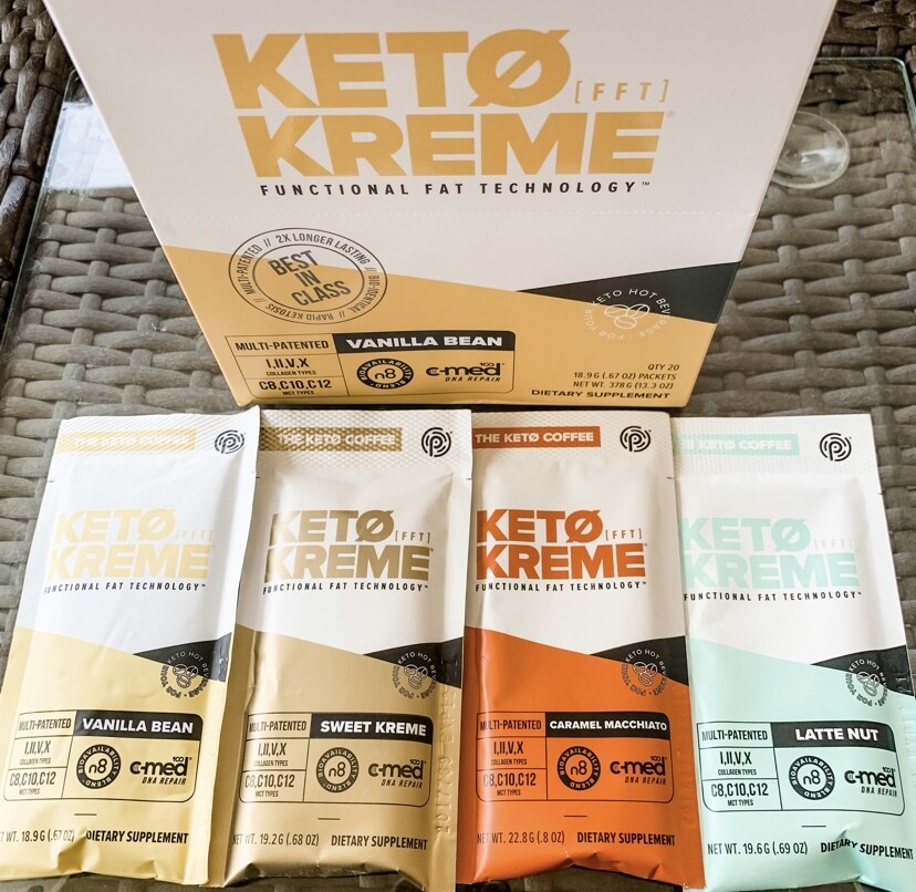 4 Pack Keto Kreme Variety