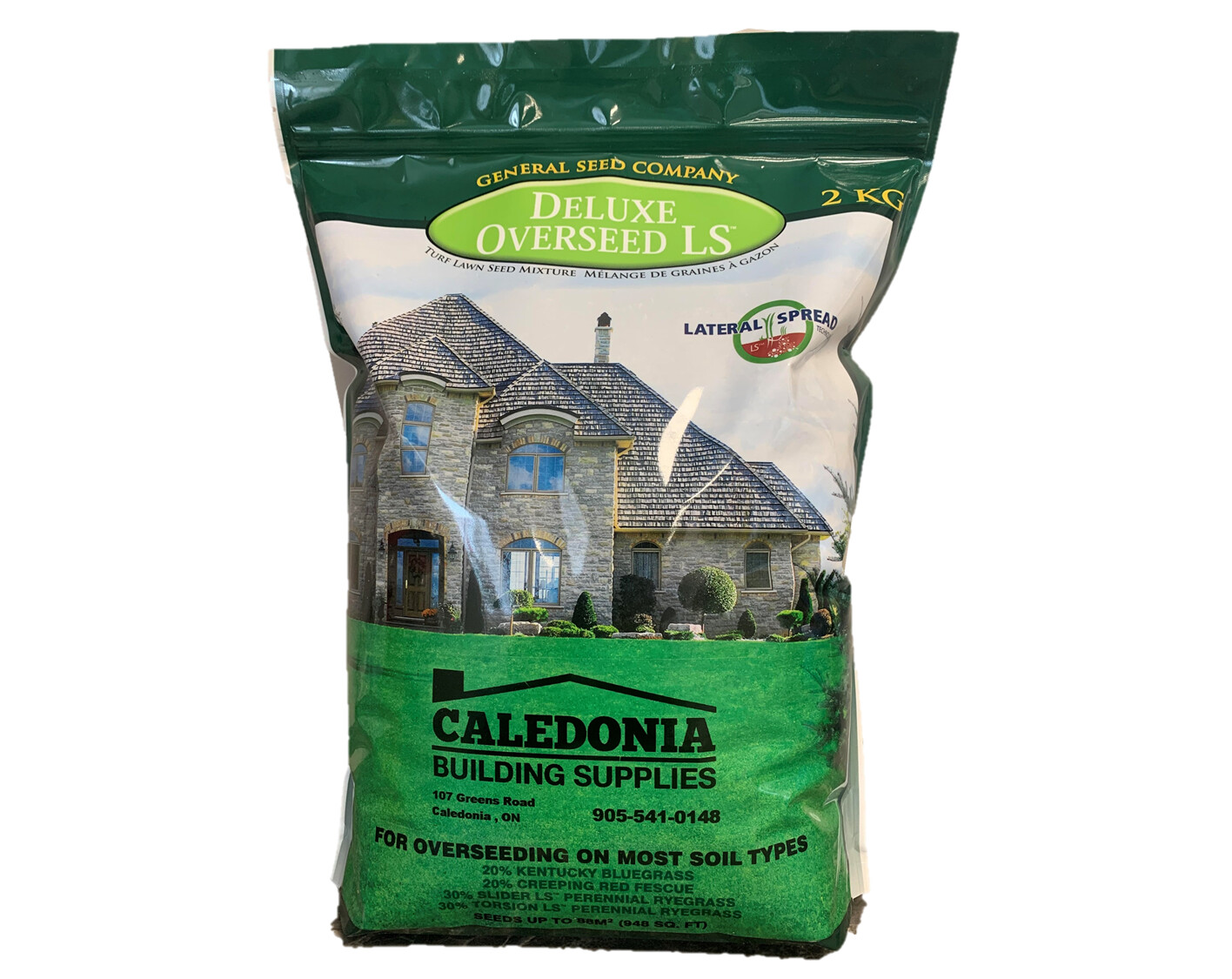 DELUXE OVERSEED LS GRASS SEED 2KG