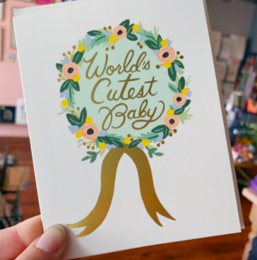 World&#39;s Cutest Baby Card