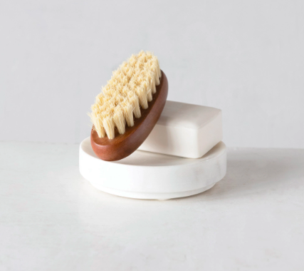 5&quot; White Marble Soap Dish