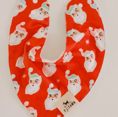 Santa Bandana Bib