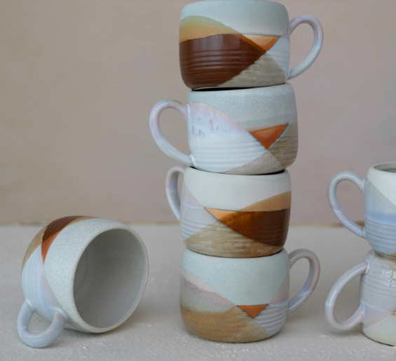 Glazed Stoneware Mug