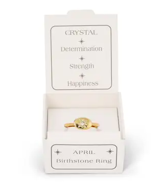 Birthstone Signet Ring