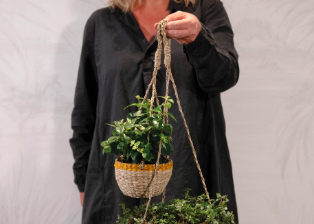 Seagrass Hanging Basket