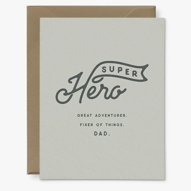 Super Hero Father&#39;s Day Card